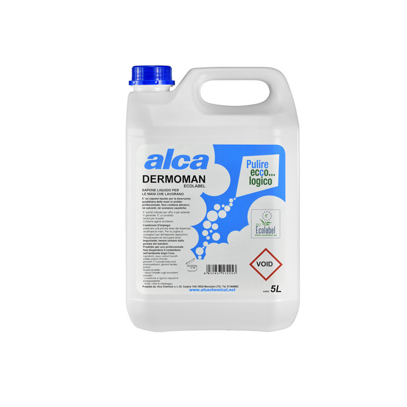 SAPONE LIQUIDO 5Lt per sporco medio DERMOMAN Alca