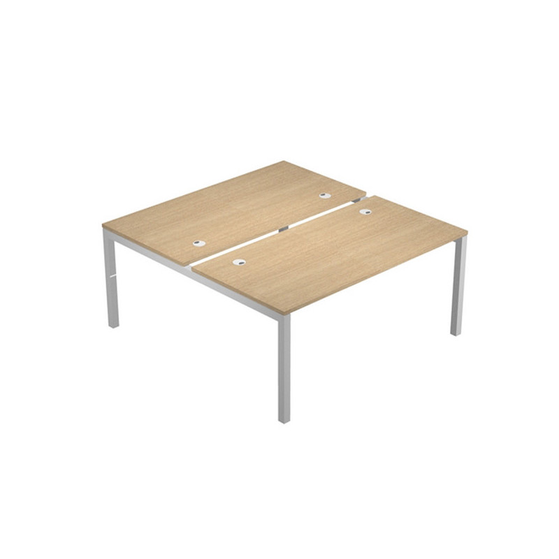 SCRIVANIA a 2 POSTAZIONI CONTRAP.140X166cm ROVERE - AGORA'