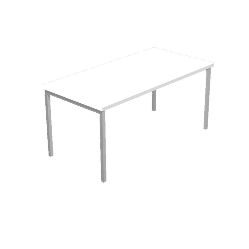 SCRIVANIA LINEARE 120X80cm BIANCO - EASY Plus