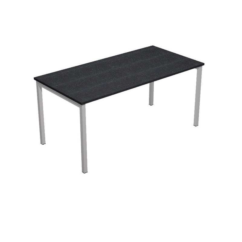 SCRIVANIA LINEARE 120X80cm NERO VENATO FRASS. - EASY Plus