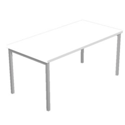 SCRIVANIA LINEARE 140X80cm GRIGIO - EASY Plus