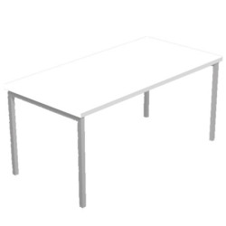 SCRIVANIA LINEARE 160X80cm BIANCO - EASY Plus