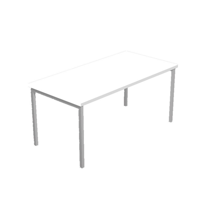SCRIVANIA LINEARE 160X80cm BIANCO - EASY Plus