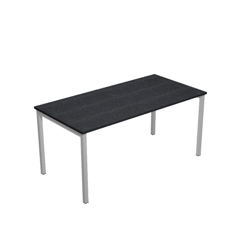 SCRIVANIA LINEARE 160X80cm NERO VENATO FRASS. - EASY Plus