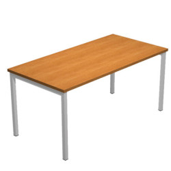SCRIVANIA LINEARE 180X80cm NOCE CHIARO - EASY Plus