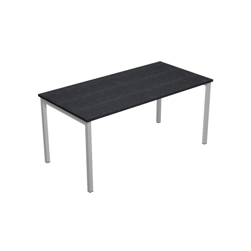 SCRIVANIA LINEARE 180X80cm NERO VENATO FRASS. - EASY Plus