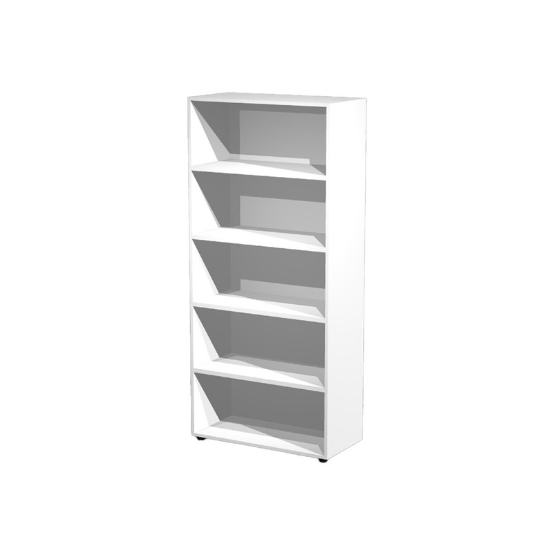ARMADIO MODULARE A GIORNO 90x44cm - H200cm BIANCO