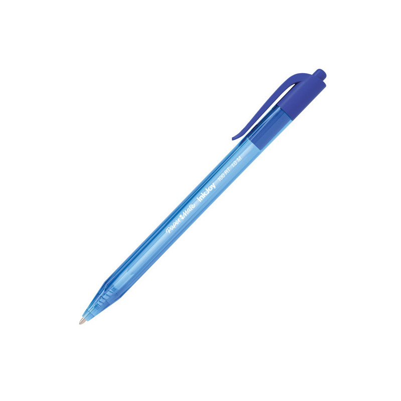 Penna sfera scatto INKJOY Stick 100RT 1,0mm blu PAPERMATE