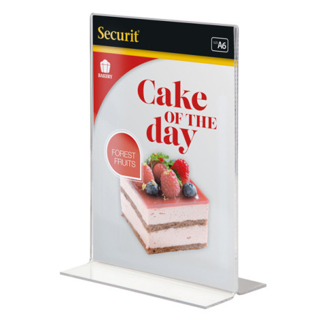 DISPLAY PORTAMENU' a T 10,5x15cm (A6) Securit