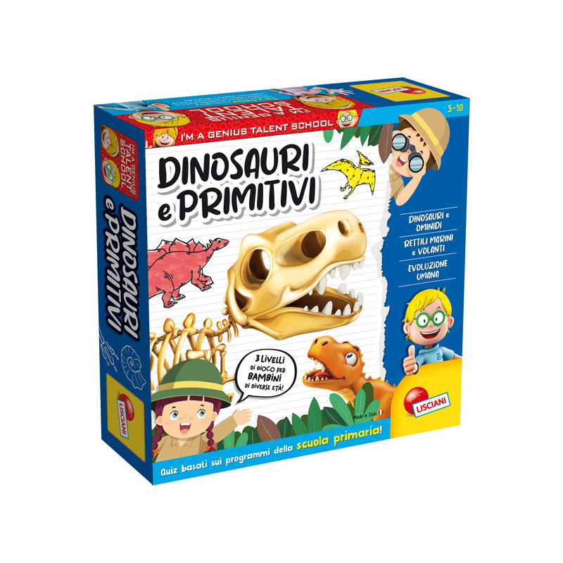 I'am Genius TS Dinosauri e Primitivi Lisciani