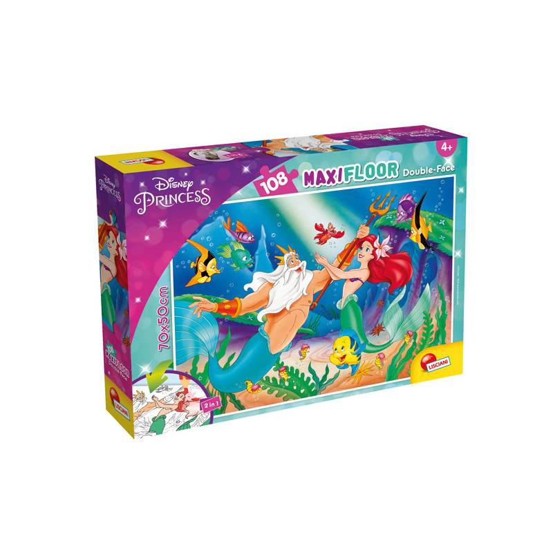 PUZZLE DF SUPERMAXI 108 LITTLE MERMAID LISCIANI