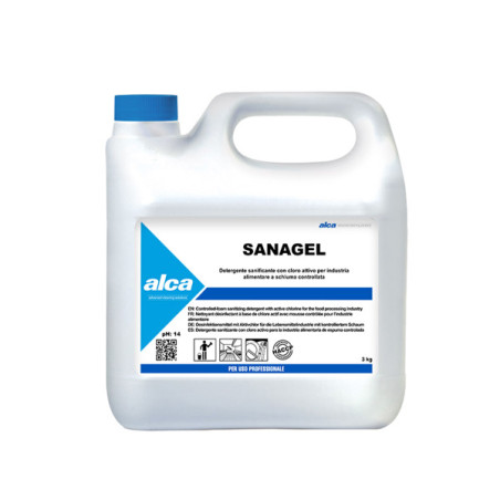 DETERGENTE SANIFICANTE Sanagel Tanica 3Kg Alca