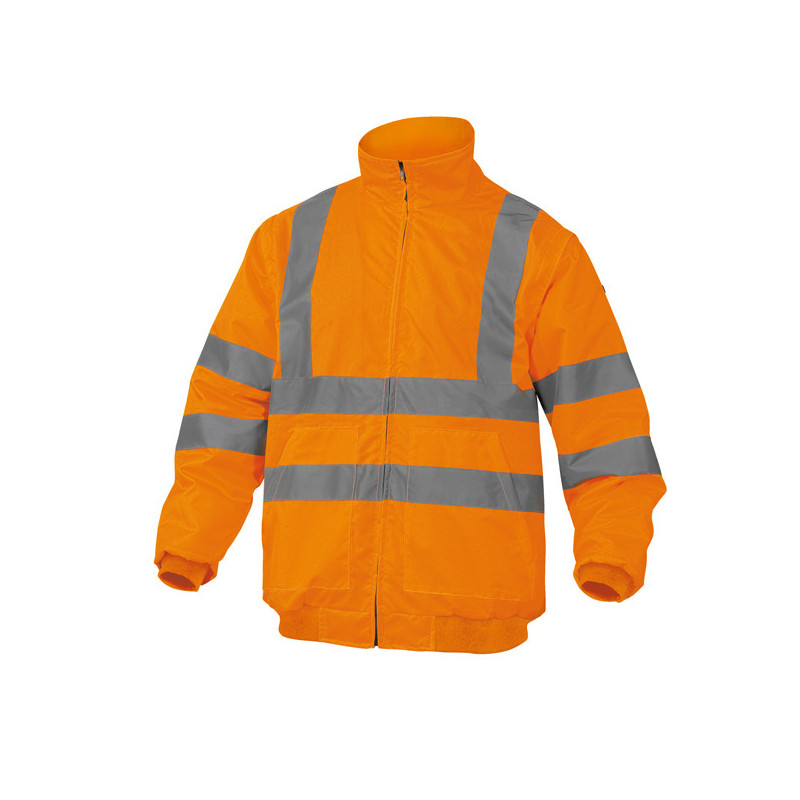 GIUBBOTTO ALTA VISIBILITA' RENO arancio fluo Tg. M