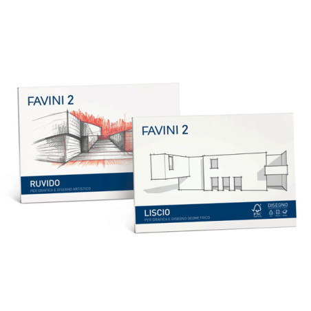 ALBUM FAVINI 2 24X33CM 110GR 20FG RUVIDO