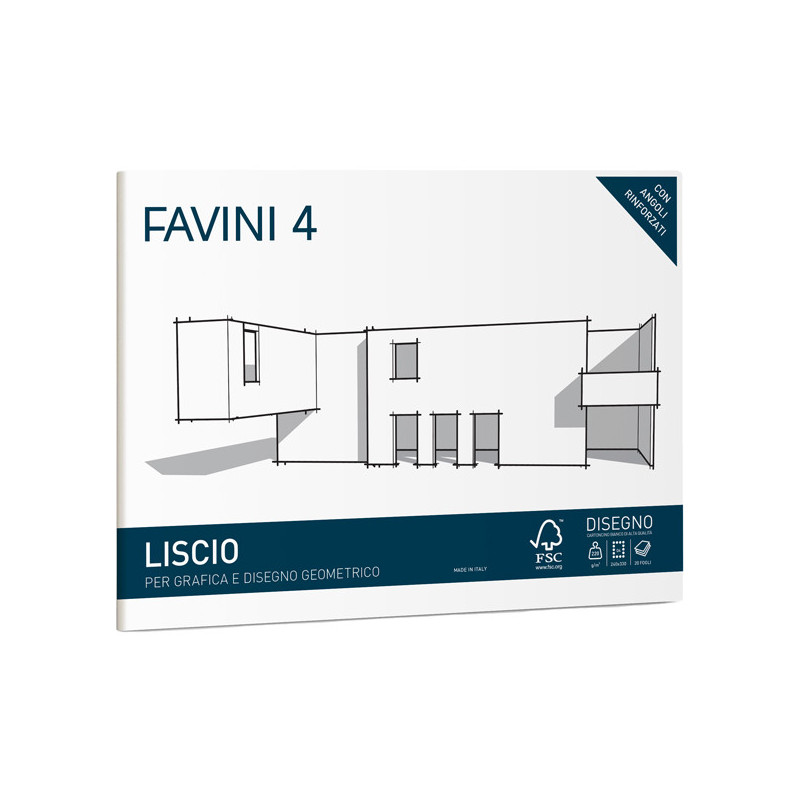 ALBUM FAVINI 4 24X33CM 220GR 20FG LISCIO