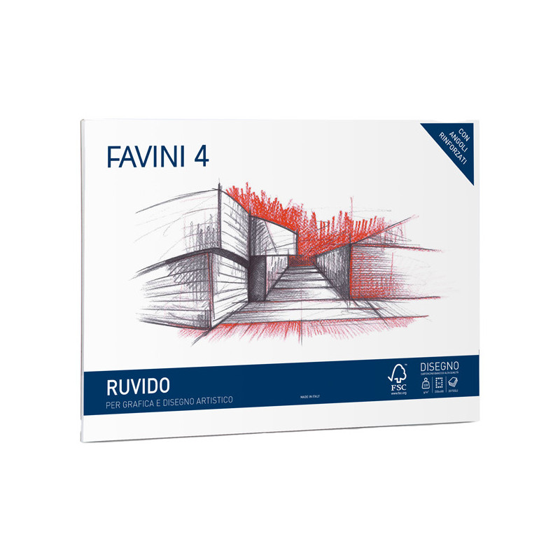 ALBUM FAVINI 4 33X48CM 220GR 20FG RUVIDO