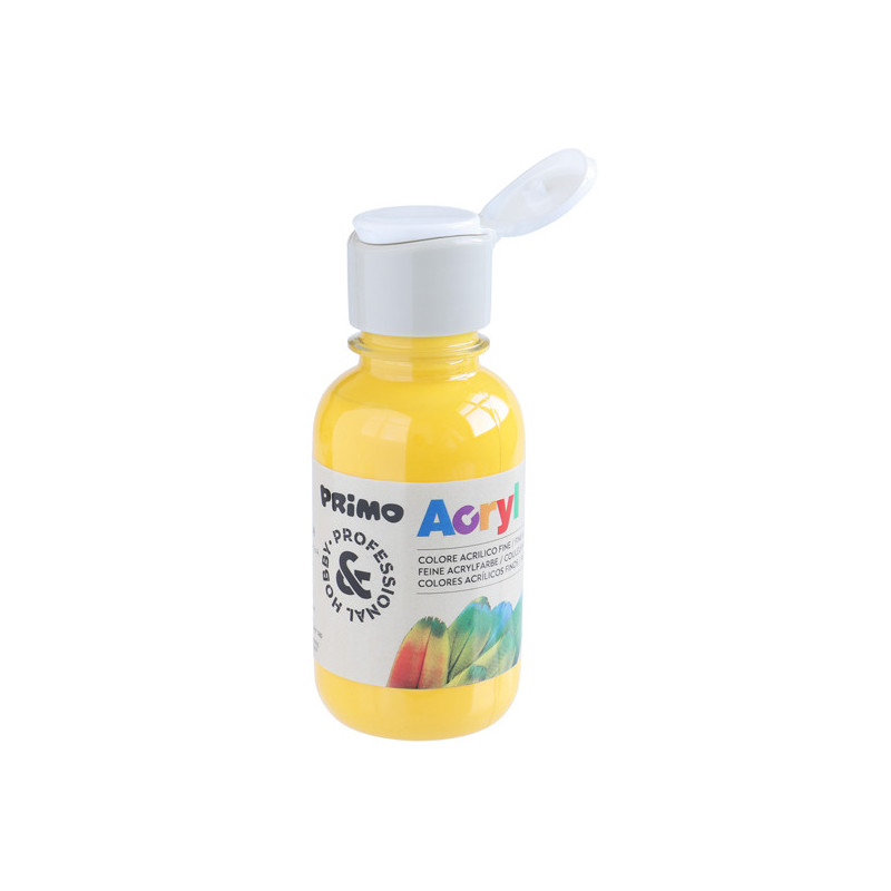 Colore acrilico fine Acryl 125ml giallo primario PRIMO