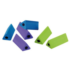 IMPUGNATURA TRIANGOLARE PER MATITE SET 6 PZ. IKONA+