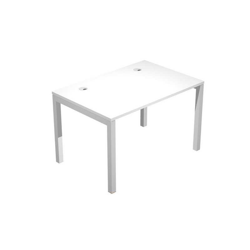 SCRIVANIA SINGOLA 120X80cm BIANCO - AGORA'