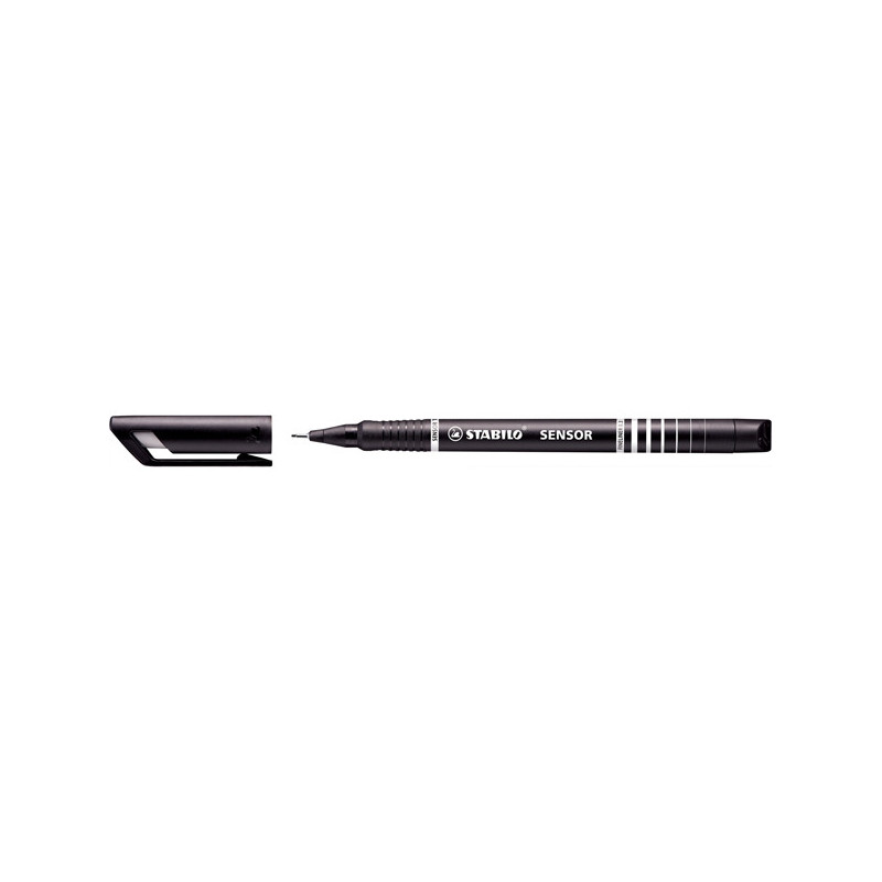 FINELINER STABILO SENSOR PUNTA 0.3MM NERO