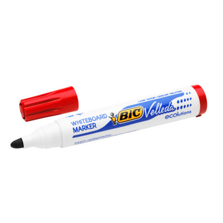 MARCATORE P.TONDA 1.5MM ROSSO Whiteboard VELLEDA© 1701 Recycled BIC©