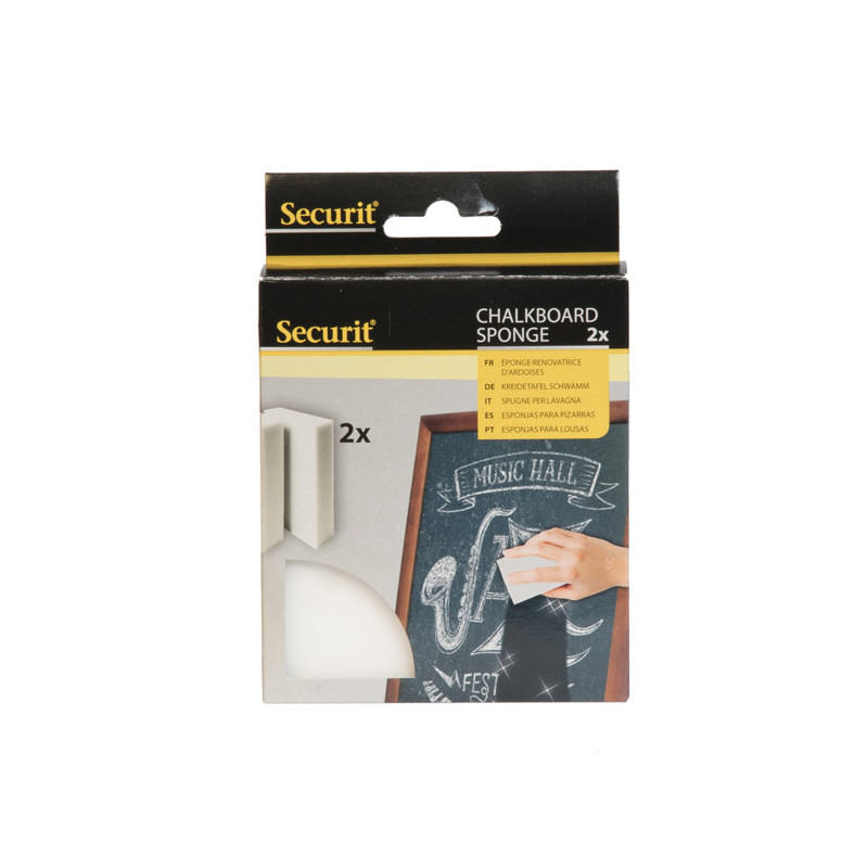 SET 2 SPUGNE in SCHIUMA per GESSO LIQUIDO Securit