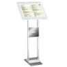 LEGGIO a LED da TERRA H110cm con CORNICE A4 Menu Board LEDMAG