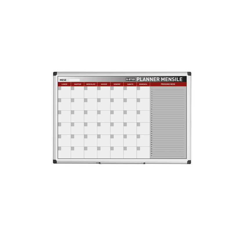 PLANNER MAGNETICO MENSILE 90x60cm Bi-Office