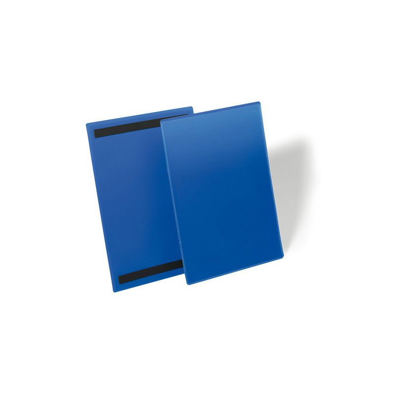 50 buste identificazione magnetiche 210x297mm (A4-VERT.) art.1744 Blu DURABLE