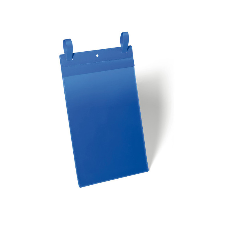 50 buste identificazione con fascette 210x297mm (A4-VERT.) art.1750 Blu DURABLE