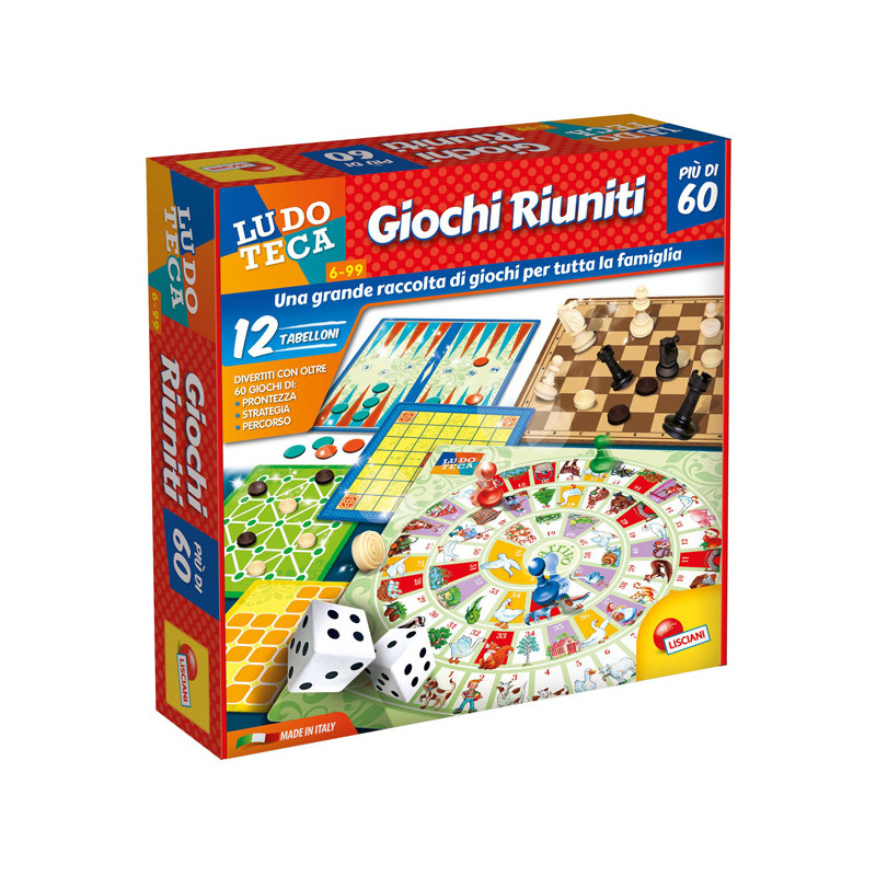 Giochi riuniti +di 60 Lisciani