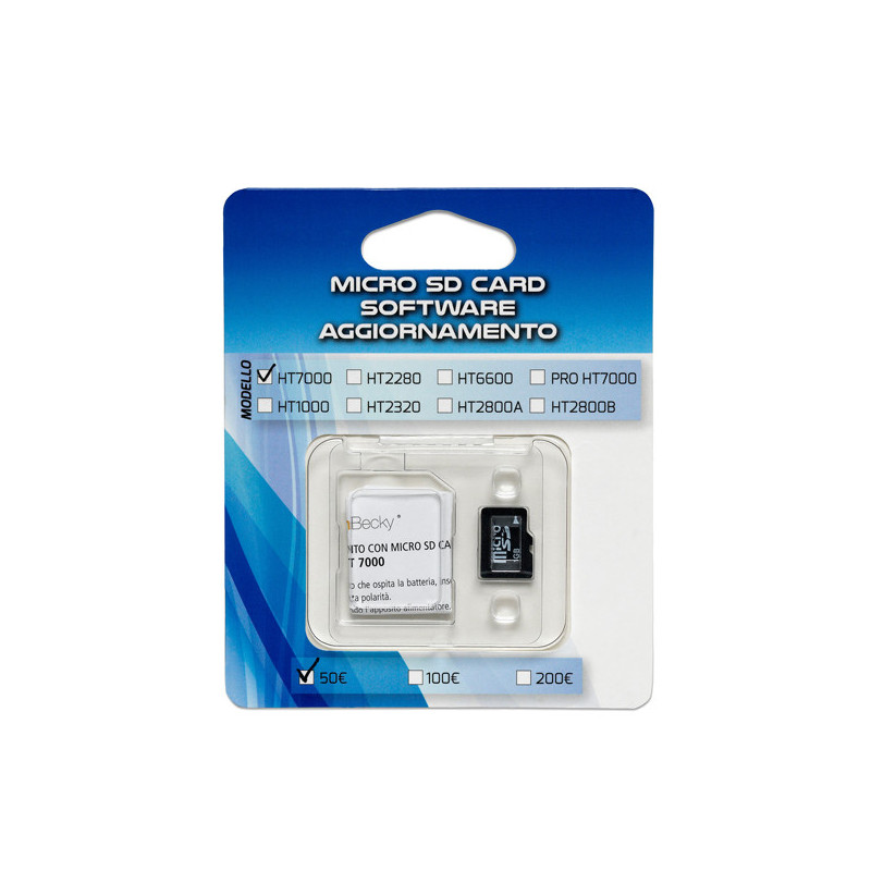 MICRO SD CARD aggiornamento100/200? verificabanconote HT2280