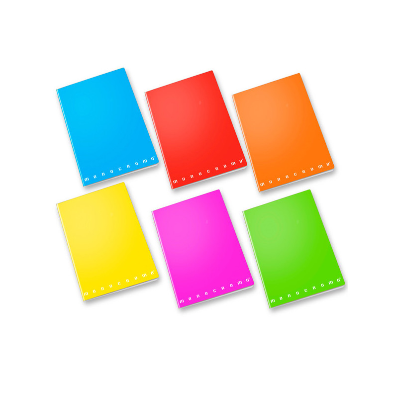 Maxiquaderno A4 80gr 40+2fg 5mm Fluo Monocromo Pigna