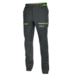 Pantaloni da lavoro Harmony taglia M grigio/verde U-power