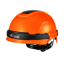 Casco protettivo Antares arancione fluo regolabile U-Power