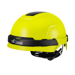 Casco protettivo Antares giallo fluo regolabile U-Power