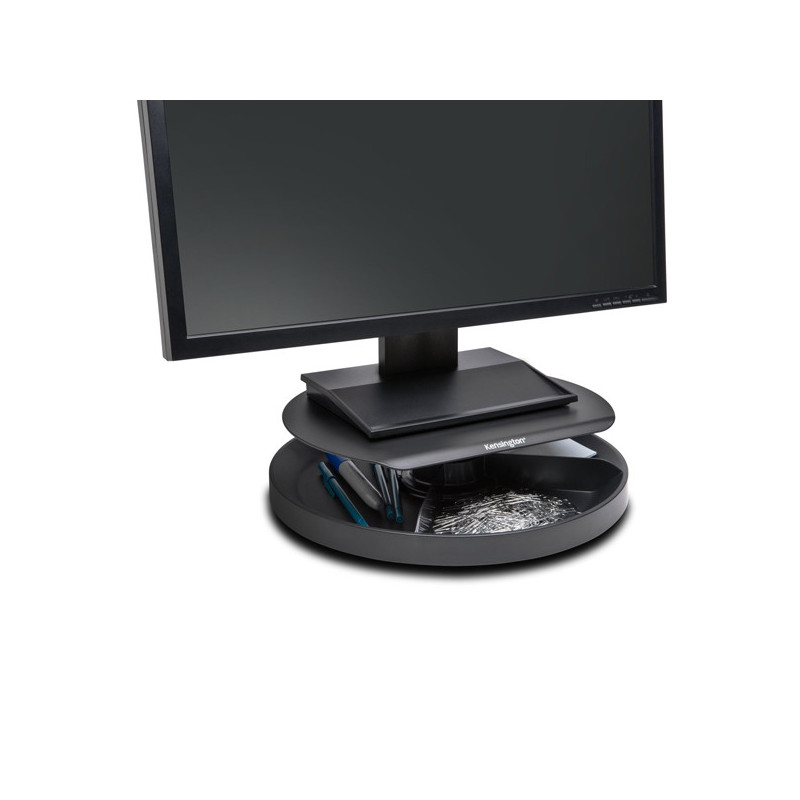 Supporto monitor Spin2 con portacessori - nero - monitor max 18kg- Kensington