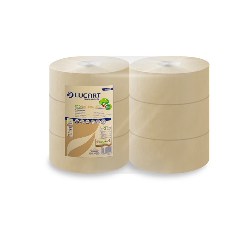 Carta igienica MAXI Jumbo 24,5cm - 300mt EcoNatural Lucart