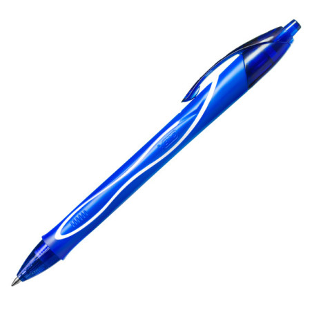 Scatola 12 penna sfera scatto Gelocity quick dry blu BIC©