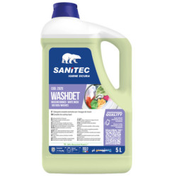 Detersivo liquido lavatrice Washdet Muschio Bianco 5Lt Sanitec