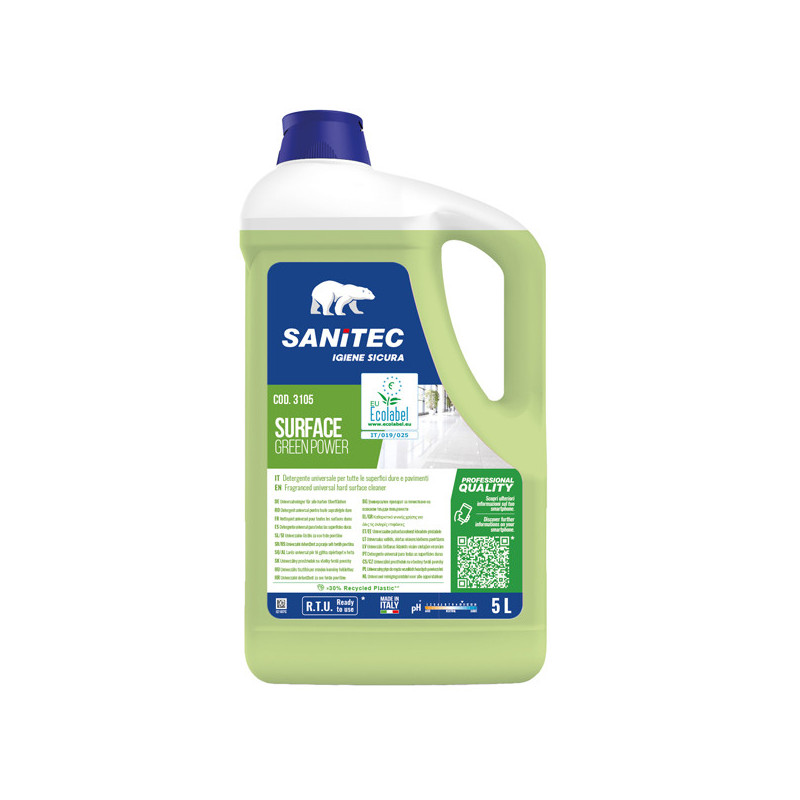 Detergente Pavimenti tanica 5Lt Green Power Sanitec