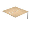Postazione doppia aggiuntiva per scrivanie 180X166cm Rovere - Agora'