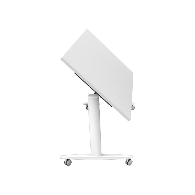 Tavolo multifunzione c/ruote 140x80xH73,7cm Bianco - Taxi