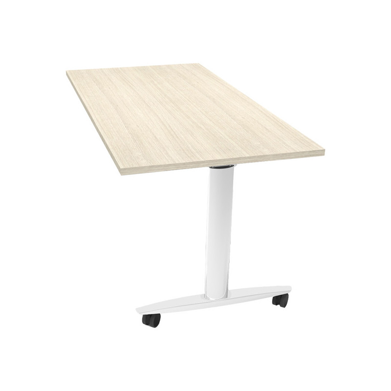Tavolo multifunzione c/ruote 140x80xH73,7cm Rovere - Taxi