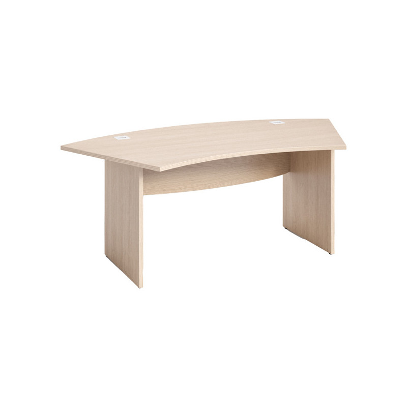 Scrivania fianchi pannello 190x96xH73cm Rovere - Agora' Direction