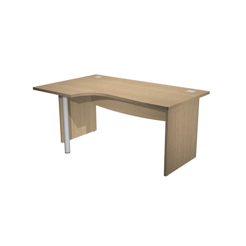 Scrivania Compact SX fianco pann. L180cm Rovere - Agora' Direction