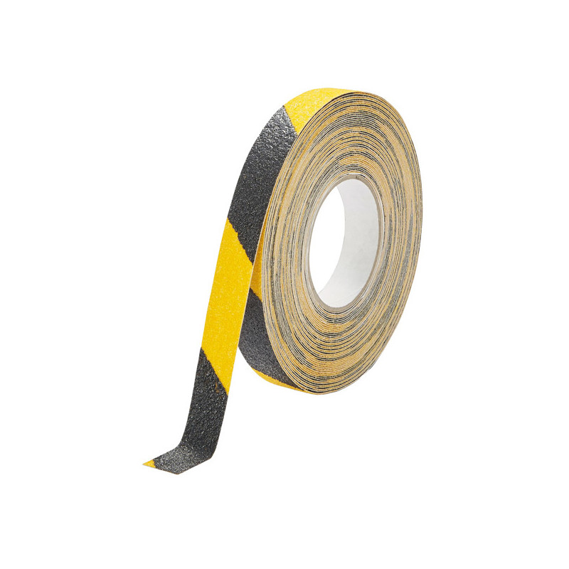 Nastro adesivo antiscivolo 25mmx15m giallo/nero DURALINE GRIP+ Durable