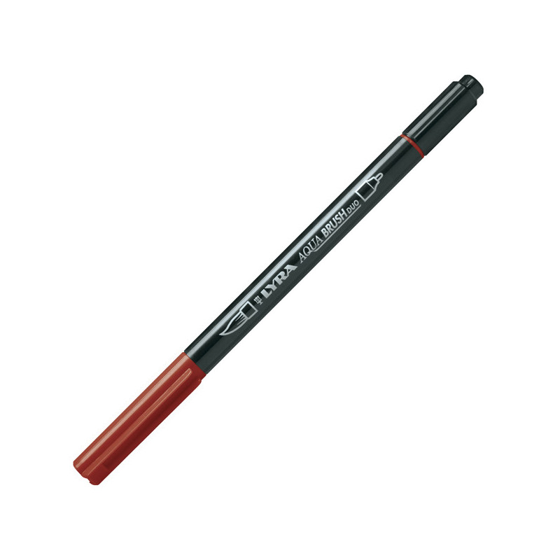 Pennarello a 2 punte AQUA BRUSH DUO rosso Venezia LYRA