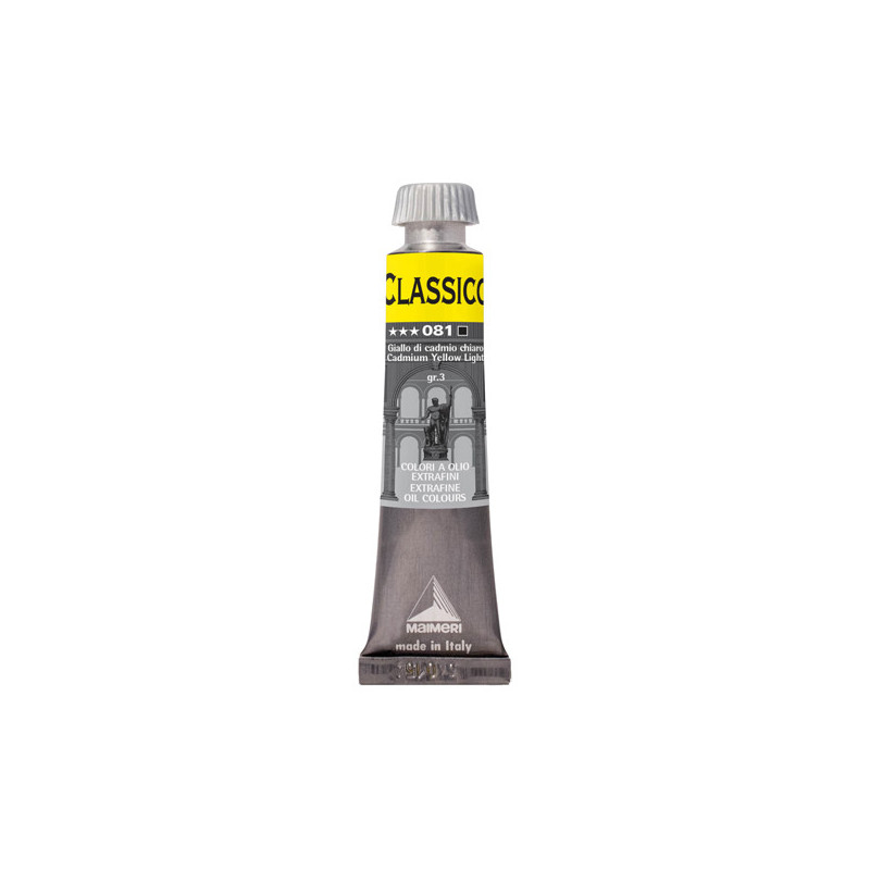 Colore a olio extrafine 20ml giallo di cadmio chiaro Maimeri