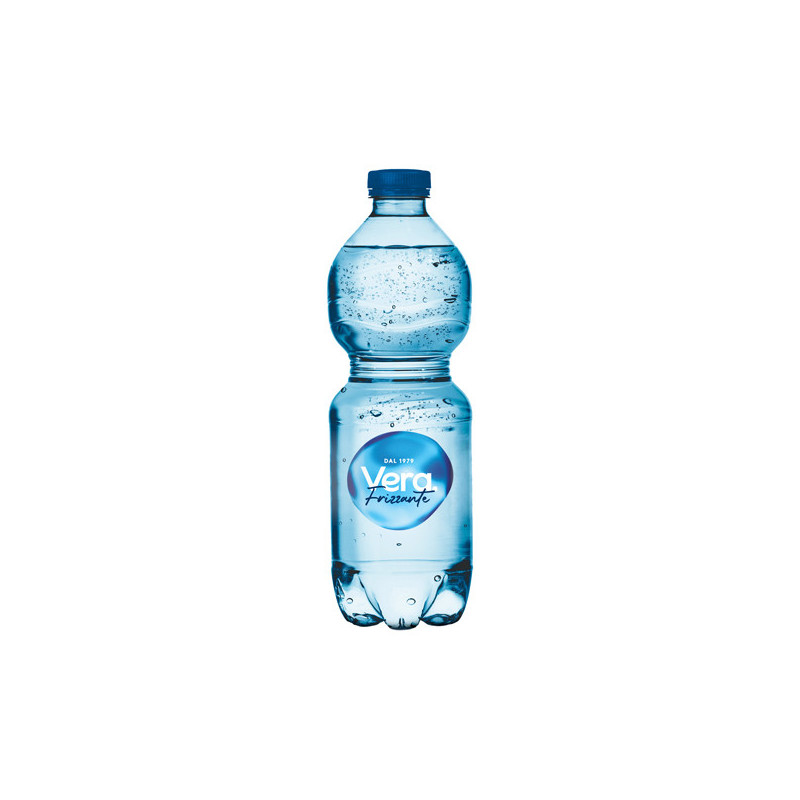 Acqua frizzante bottiglia PET 500ml Vera